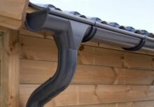 Dachrinnenset Zink für Satteldach bis 11,9 m