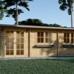 Premium Gartenhaus ELENA, 6.6 x 3 m, 20 m²