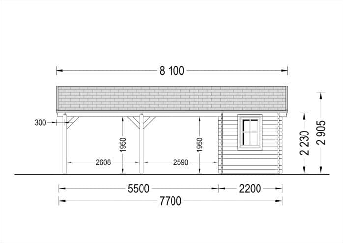 Carportshed 7.70x5.95 page 0003 scaled