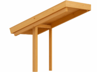 Dachverlängerung - 300 x 150 cm