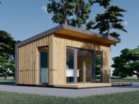 Gartenhaus EMIL (34mm + Holzverschalung ), 5x3m, 15m² Isoliert