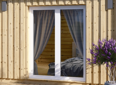Komplettsatz Fenster und Außentüren PVC – Weiß