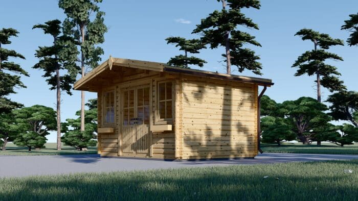 Gartenhaus aus Holz OLIVER (44mm), 4x3m, 12m²
