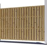 Seitenwand für Carport