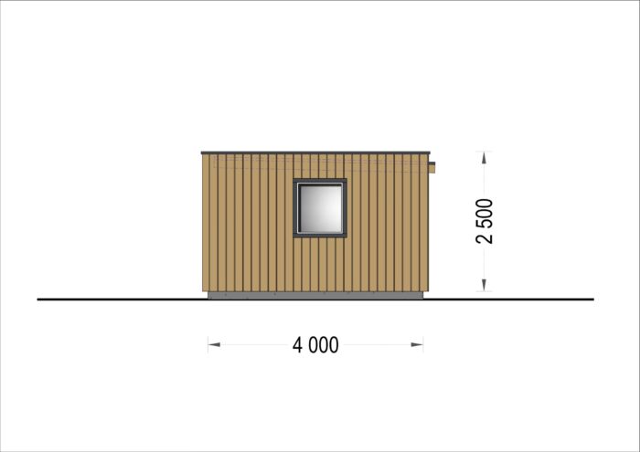 Premium Gartenhaus (Isoliert, SIPS), 6x4 m, 24 m²