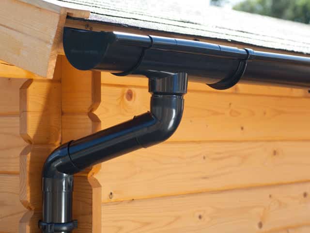 PVC Dachrinnen für Satteldach bis 5,25 m