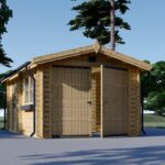 Einzelgarage aus Holz (44 mm), 3.2x5.2m, 16 m²