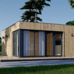 Premium Gartenhaus Tobi (34mm + Holzverschalung), 6x5m, 18m²