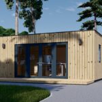 Premium Gartenhaus Tobi (34mm + Holzverschalung), 6x3m, 18m²Extra Isoliert