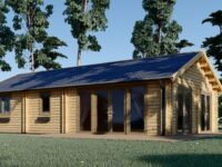 Blockbohlenhaus ANGELA (66mm), 71m²