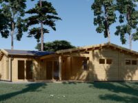 Blockbohlenhaus SEEFELD  (66mm) 105m²