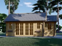 Blockbohlenhaus ERWIN (66 mm) 28 m²