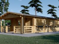 Blockbohlenhaus HANNES (66 mm) 42 m²