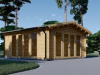 Blockbohlenhaus MARIA (44 + 44  mm) 30 m²