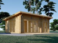 Blockbohlenhaus MARINA (44 mm) 30 m²