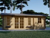 Blockbohlenhaus LEONIE 28m² 7x4M