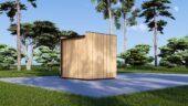 Gartensauna Erna (34 mm + Holzverschalung), 2,6 x 2,1 m, 3,8 m² – Bild 5