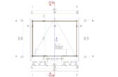 Gartenhaus aus Holz EBENSEE, 44mm 5x4 m, 20 m² Sonderanfertigung – Bild 8