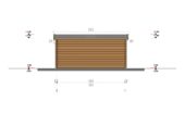 Gartenhaus aus Holz EBENSEE, 44mm 5x4 m, 20 m² Sonderanfertigung – Bild 5