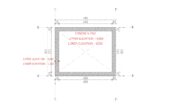 Gartenhaus aus Holz EBENSEE, 44mm 5x4 m, 20 m² Sonderanfertigung – Bild 2