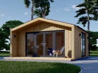 Gartenhaus ELSA (34 mm + Holzverschalung), 5x5m, 25m²