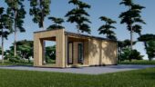 Gartenhaus PREMIUM mit Terrasse 5x3 m, 15 m² + 9 m² – Bild 5