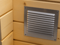 Aluminium Lüftungsgitter mit Insektenschutz