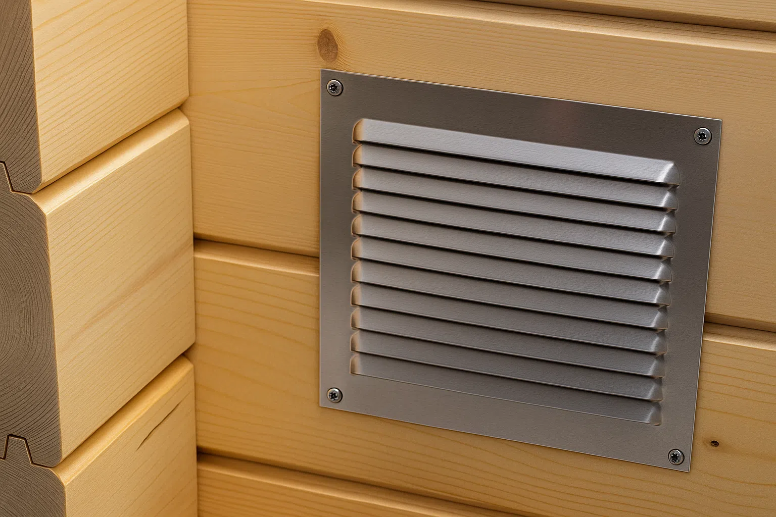 Aluminium Lüftungsgitter mit Insektenschutz