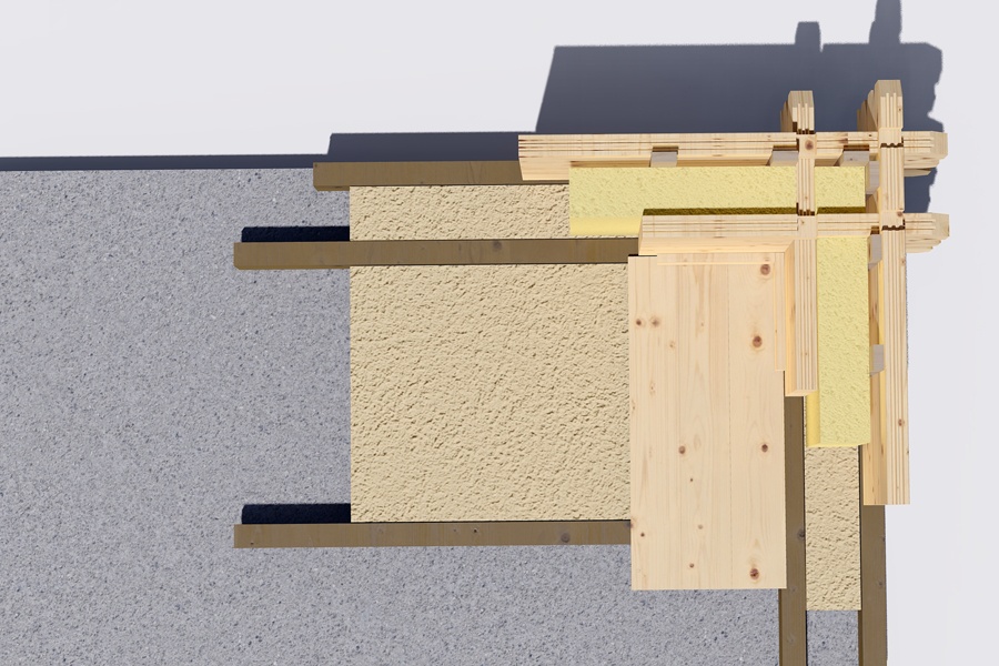 Isolierte Gartenhäuser