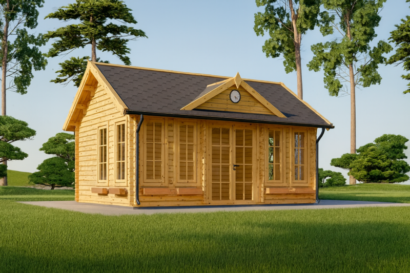 Gartenhaus BRÜSSEL 5.5 x 4 m, 22 m²