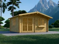 Premium Gartenhaus WIEN, 5x6 m, 30 m² 44mm