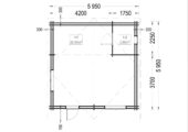 Gartenhaus Nele, 6x6m, 36m² Isoliert – Bild 8