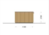 PREMIUM Gartenhaus (Isoliert, SIPS), 10.5x4.5 m, 40 m² – Bild 12
