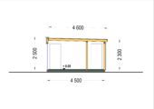 PREMIUM Gartenhaus (Isoliert, SIPS), 10.5x4.5 m, 40 m² – Bild 7