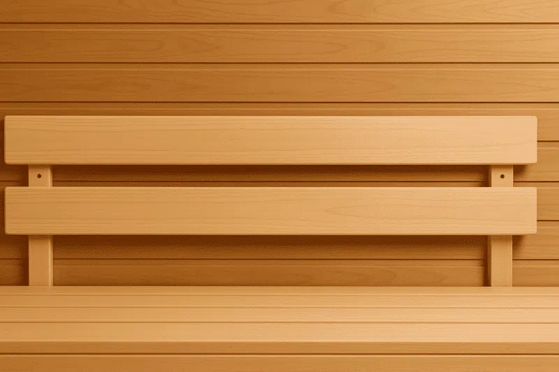 Sauna Rückenlehne