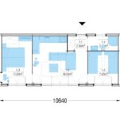 Holzhaus Tobi (34mm + Holzverschalung), 10.5x4.5m, 47m² – Bild 6