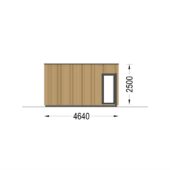 Holzhaus Tobi (34mm + Holzverschalung), 10.5x4.5m, 47m² – Bild 9