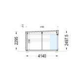 Gartenhaus PREMIUM (34mm + Holzverschalung), 7.5x4m, 30m² Extra Isoliert – Bild 6
