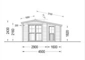 Gartenhaus Bregenz, 4.5x3 m, 13 m² – Bild 6