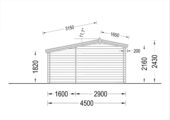 Gartenhaus Bregenz, 4.5x3 m, 13 m² – Bild 8