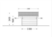 Gartenhaus Bregenz, 4.5x3 m, 13 m² – Bild 9