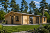 Blockbohlenhaus BERNAU (66 mm) 103 m²