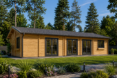 Blockbohlenhaus BERNAU (66 mm) 103 m² – Bild 4