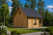 Blockbohlenhaus LANDSHUT (44 mm) · 50 m² – Bild 5