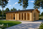 Blockbohlenhaus MARTIN 48 m² – Bild 3