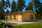 Blockbohlenhaus SEEFELD  (66mm) 105m² – Bild 3