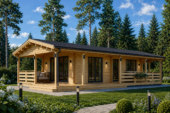 Blockbohlenhaus TRAUNSEE (44 mm) · 50 m² – Bild 4
