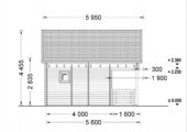 Blockbohlenhaus Tirol mit Schlafboden und Terrasse, 20 m² + 8 m² – Bild 10