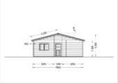 Blockbohlenhaus BERNAU (66 mm) 103 m² – Bild 7