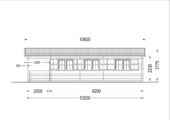 Blockbohlenhaus HANNES 42 m² + 10 m² Terrasse – Bild 10